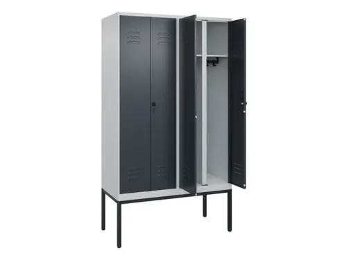 locker voor scheiding van kleding,HxBxD 2120x1200x500mm,4vak