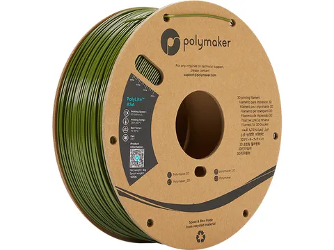 ASA 1,75mm groen 1kg PolyLite 3D Filament