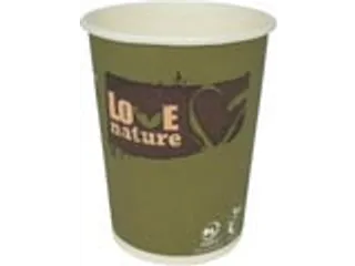 Drinkbeker uit karton Love Nature, 200 ml, pak van 50 stuks - 2