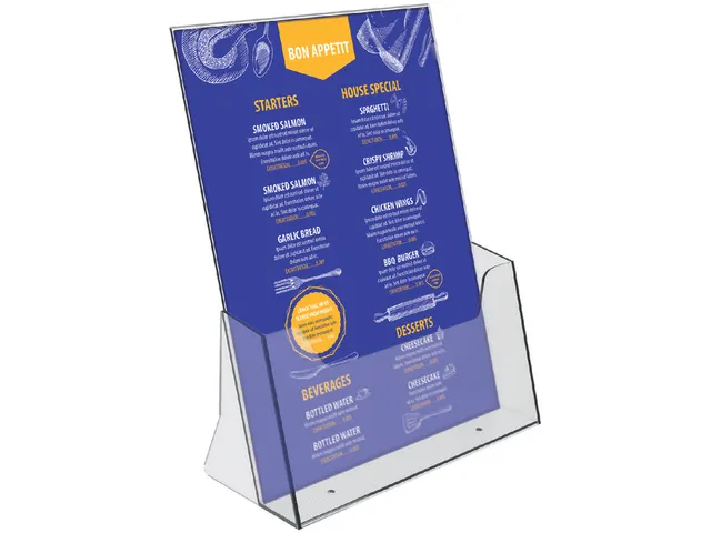 Folderhouder Europel A4 transparant