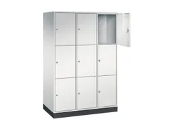 grootvolume-lockersysteem,RAL 7035,HxBxD 1950x1220x600mm,3x3vakken