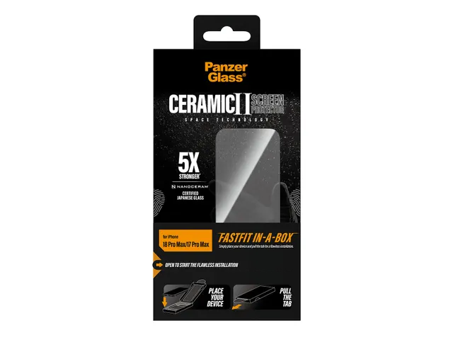 PanzerGlass Ceramic Screen Protector iPhone 18 Pro Max | 17 Pro Max