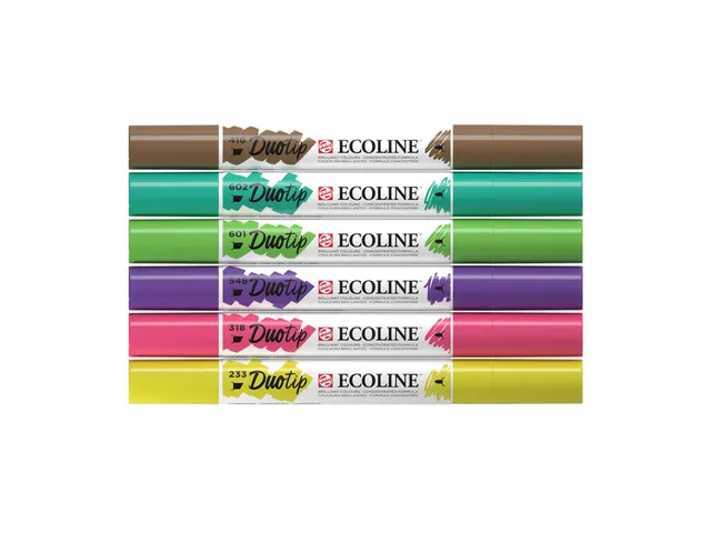 Duotip Talens Ecoline set à 6 stuks botanisch
