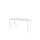 Domino Basic Tafel Vaste Hoogte 1600x800mm Grijs 25mm Wit 4-Poots