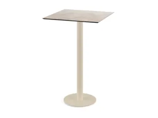 statafel,HxBxD 1090x700x700mm,rechthoekig,schotelvoet zandkleuren - 1