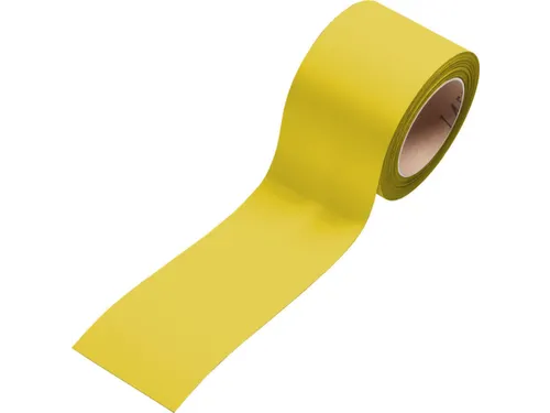 bord achterzijde magnetisch folie op rol H 50mm L 10m geel