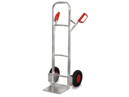 Steekwagen Aluminium Voor Kratten 200kg 1305x572mm Luchtbanden