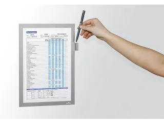 Durable 4989 Duraframe magnetic Note A4 Zilver - 6