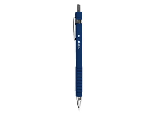Vulpotlood Aristo Deep blue 0,5 rubberengrip, metalen clip
