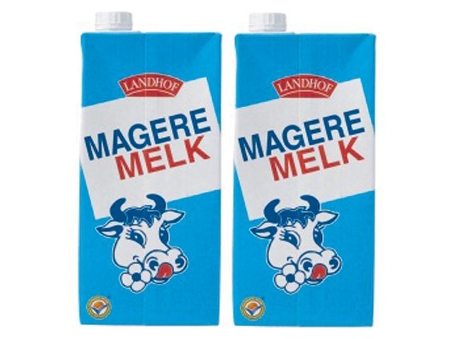 Melk Landhof mager houdbaar 1 liter | DiscountOffice.nl