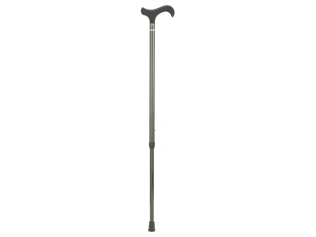 Wandelstok Able2 carbon soft derby handvat zwart