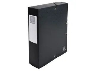 Klasseerdoos glansk. rug 80mm A4 ass. - 4