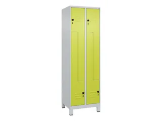 Z-garderobekast,HxBxD 1950x600x500mm,vak B 150/300mm,draaigrendel - 1