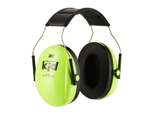Oorkap 3M Peltor voor kinderen H510AK (87-98 dB) neongroen