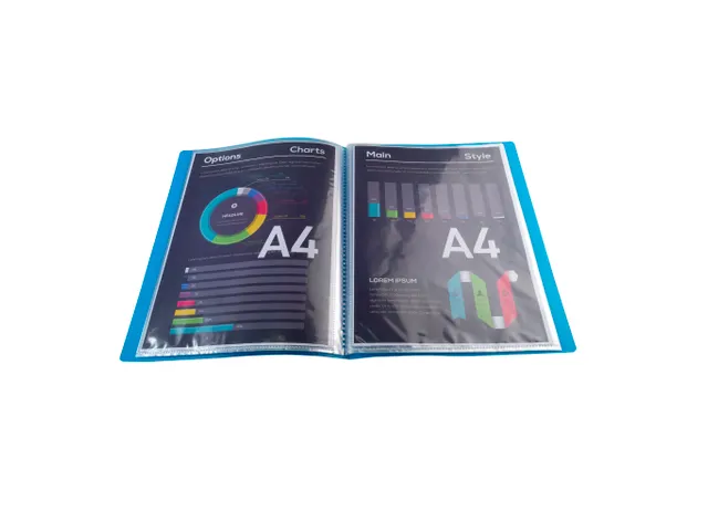 Protège-documents en polypropylène semi rigide Chromaline 80 vues -
