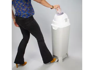 Hygiënische luieremmer DiaperChamp One Maxi Grijs Wit - 5