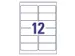 Etiket Avery L4743REV-25 99.1X42.3mm Afneembaar Wit 300 Stuks
