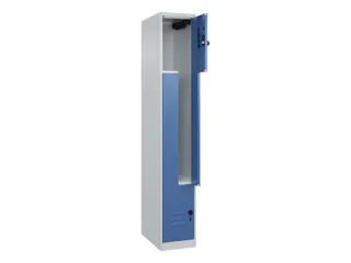 Z-garderobekast,HxBxD 1850x300x500mm,vak B 150/300mm,draaigrendel - 2