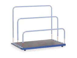 Platenstandaard 4363 - Zonder Beugels 1200kg 1200x800mm