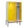 PBM-locker met bank,HxBxD 2120x1200x815mm,4vak,vak B 300mm
