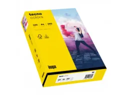 Inapa Tecno colors Gekleurd papier A4 Intens Geel 120 gram 250vel
