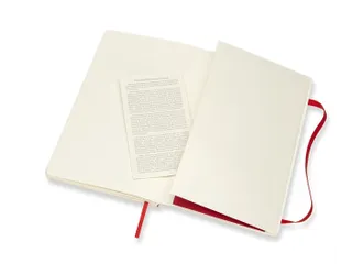 Notitieboek Moleskine large 130x210mm lijn soft cover scarlet red - 4