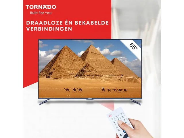 65UA3400X Tornado 65'' (165,1cm) 4K Ultra HD Smart TV Wifi Zwart