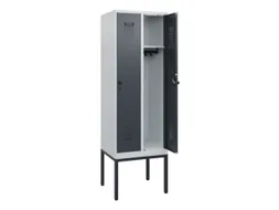 schoollocker,HxBxD 1950x600x500mm,2vak,vak B 300mm,draaigrendel