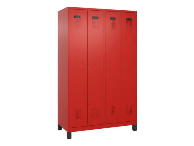 locker voor scheiding van kleding,HxBxD 1950x1200x500mm,4vak