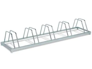fietsenrek,L 1580mm,5instelplaatsen,gebruik beide zijden,verzinkt - 1