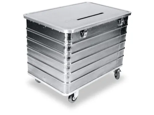 Dossierafvalbak 415 Liter Aluminium Hxbxd 1050x700x840mm