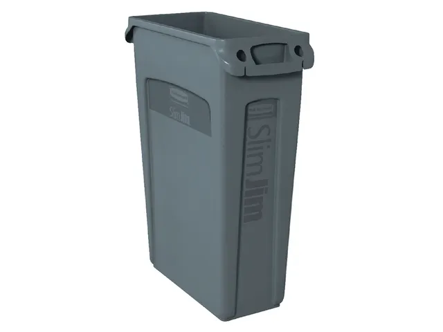 Afvalcontainer Slim Jim Grijs 87 Liter