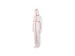 Overall 4565 Wit Rood Maat L