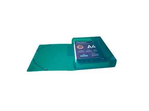 Archiefdoos IDERAMA Polypropyleen rug 60mm A4 Assorti