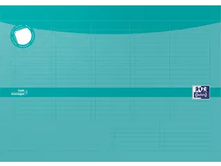 Essentials taksmanager weekplanner 120blz A4 aqua - 3