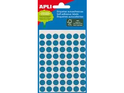 Apli Ronde Etiketten Ø8mm Blauw