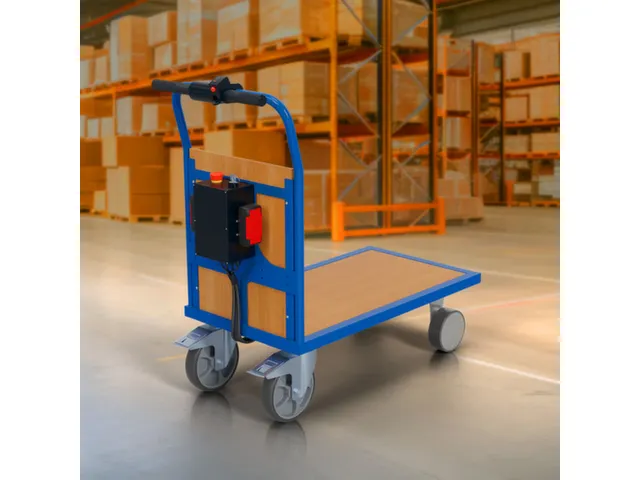 Elektrische kopwandwagen,accu,draagverm. 500kg,laadvl. LxB 1200x800mm