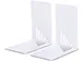 Boekensteun Uit Staal Wit2 Stuks