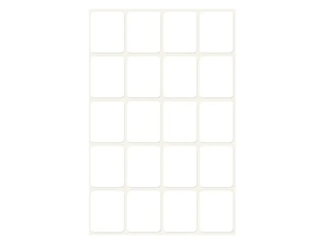 Etiquette Avery Zweckform 3043 22x18mm blanc 120 pièces