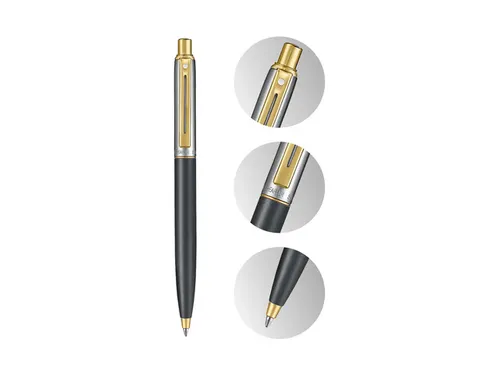 Balpen Sheaffer Sentinel 334 matt black, PVD gold plated trims