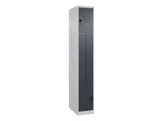 Z-garderobekast,HxBxD 1850x300x500mm,vak B 150/300mm,draaigrendel - 1