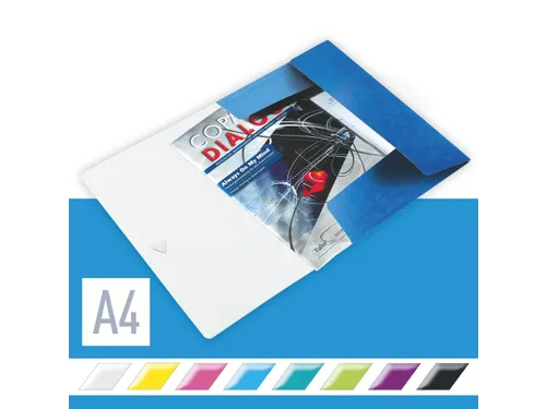 Elastomap Leitz WOW 3-kleps A4 Polypropyleen blauw
