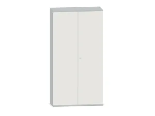 Kantoorkast 1920x1000x430mm Decor Romp Lichtgrijs Decor Front Wit - 1