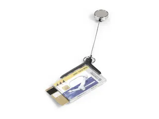 Durable Badge Deluxe Pro 54x85mm Houtskool Antraciet - 1