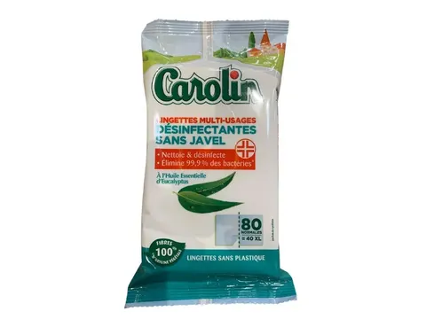 Carolin Vochtige Doekjes Eucalyptus 80 Stuks