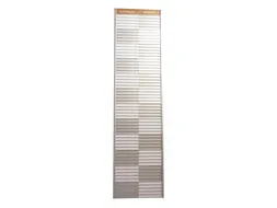 Menoor In-Uit bord 60 namen Aluminium Aanwezig/Afwezig Houtlook