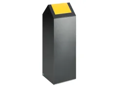 Afvalverzamelaar Zelfblussend 89 Liter 1045X320X320Mm Klemring Geel