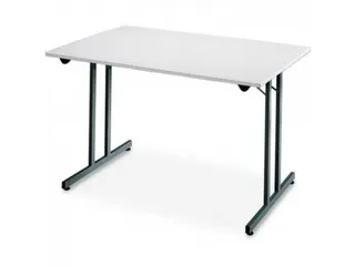 Klaptafel Vrijstaand 160x80 Cm Onderstel Zwart Blad Kersenhout - 2