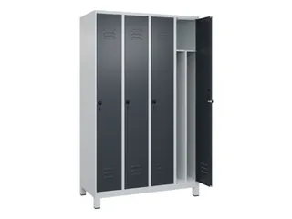 locker voor scheiding van kleding,HxBxD 1950x1200x500mm,4vak - 2