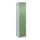 Z-garderobekast,HxBxD 1850x400x500mm,vak B 200/400mm,cil.-slot